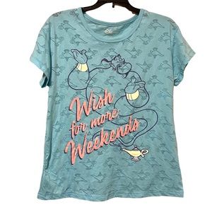 Disney Genie Wish For More Weekends Sleep Tee